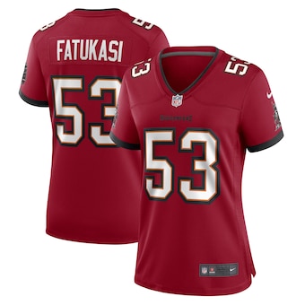 womens nike olakunle fatukasi red tampa bay buccaneers game 